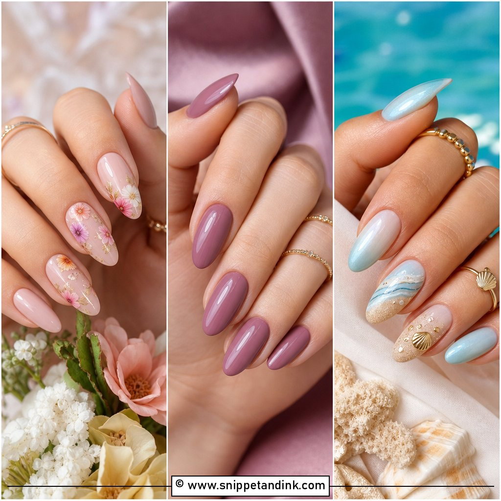 20 Classy Wedding Guest Nails for Chic Celebration Style