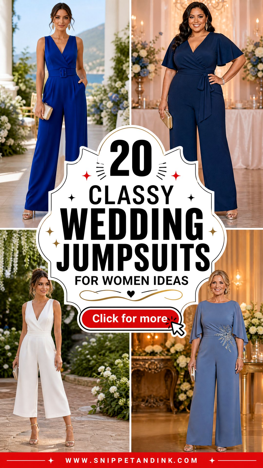 20 Classy Wedding Jumpsuits for Women Ideas for Modern Brides - 20 Classy Wedding Jumpsuits for Women Ideas for Modern Brides