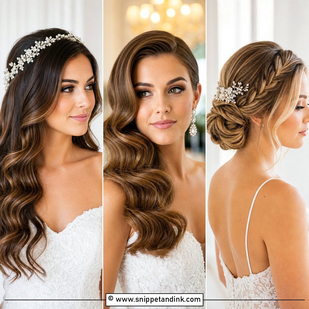 20 Clean Bridal Hair Ideas for Minimal Modern Brides This Year