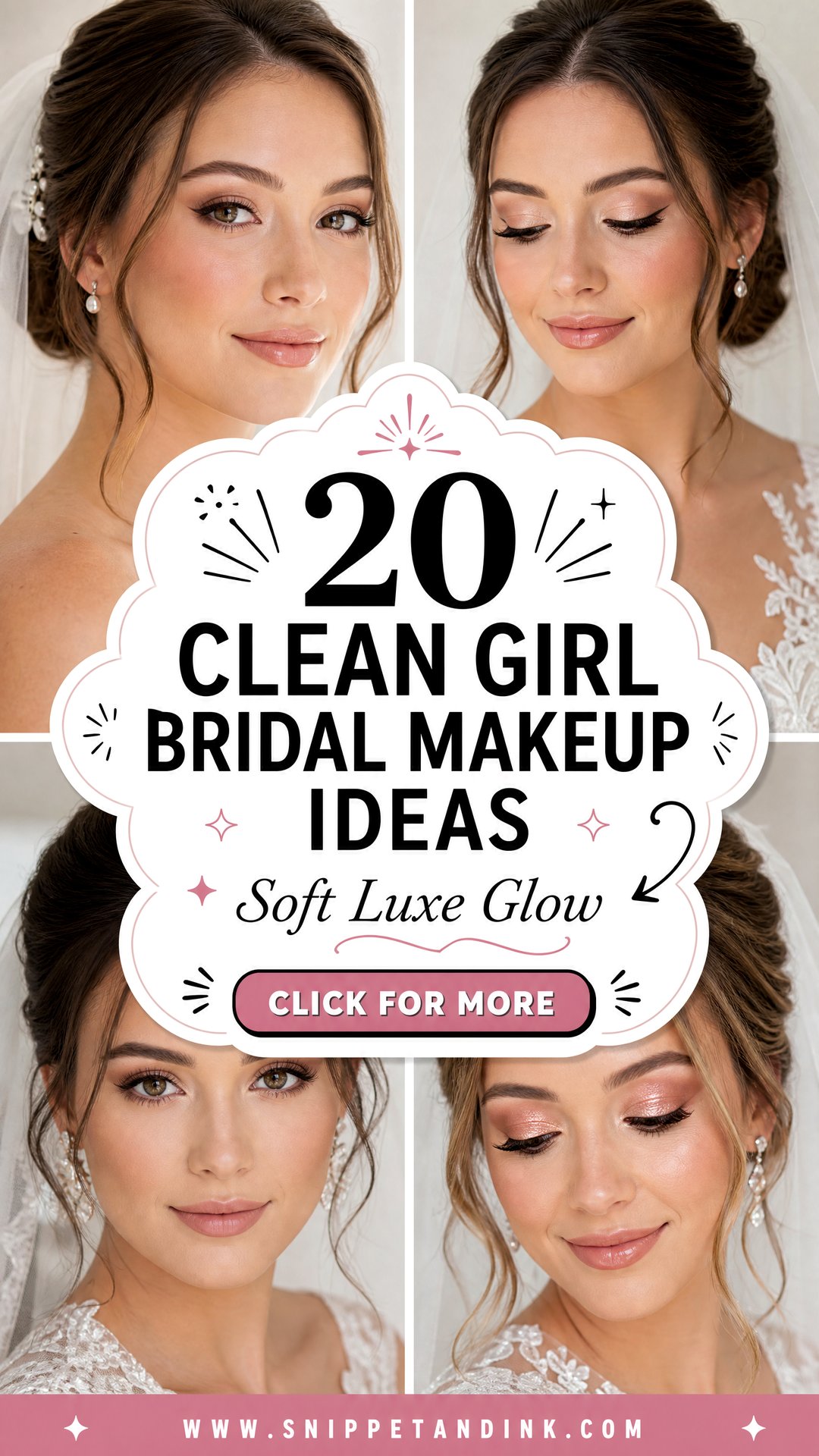20 Clean Girl Bridal Makeup Ideas for a Soft Luxe Glow - 20 Clean Girl Bridal Makeup Ideas for a Soft Luxe Glow