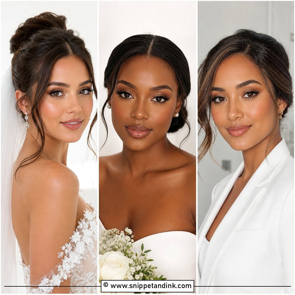 20 Clean Girl Wedding Makeup Ideas for a Soft Bridal Glow