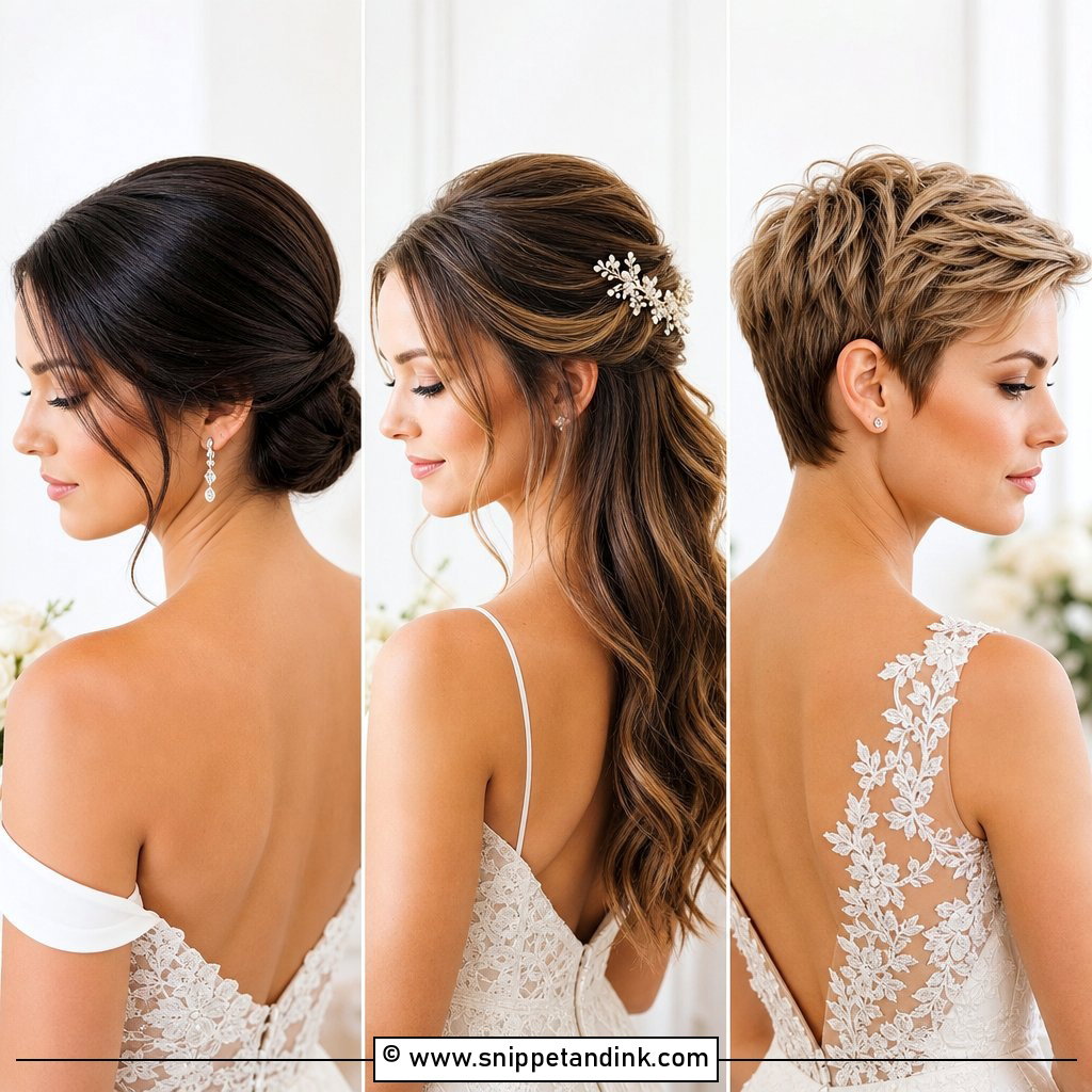 20 Clean Wedding Hair Ideas for Effortless Bridal Style