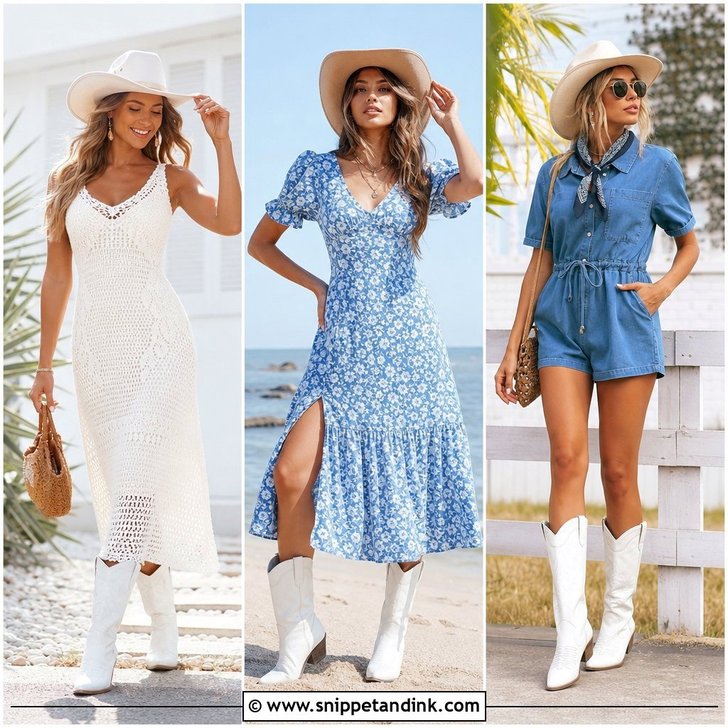 20 Coastal Cowgirl Bachelorette Outfit Ideas for Seaside Brides