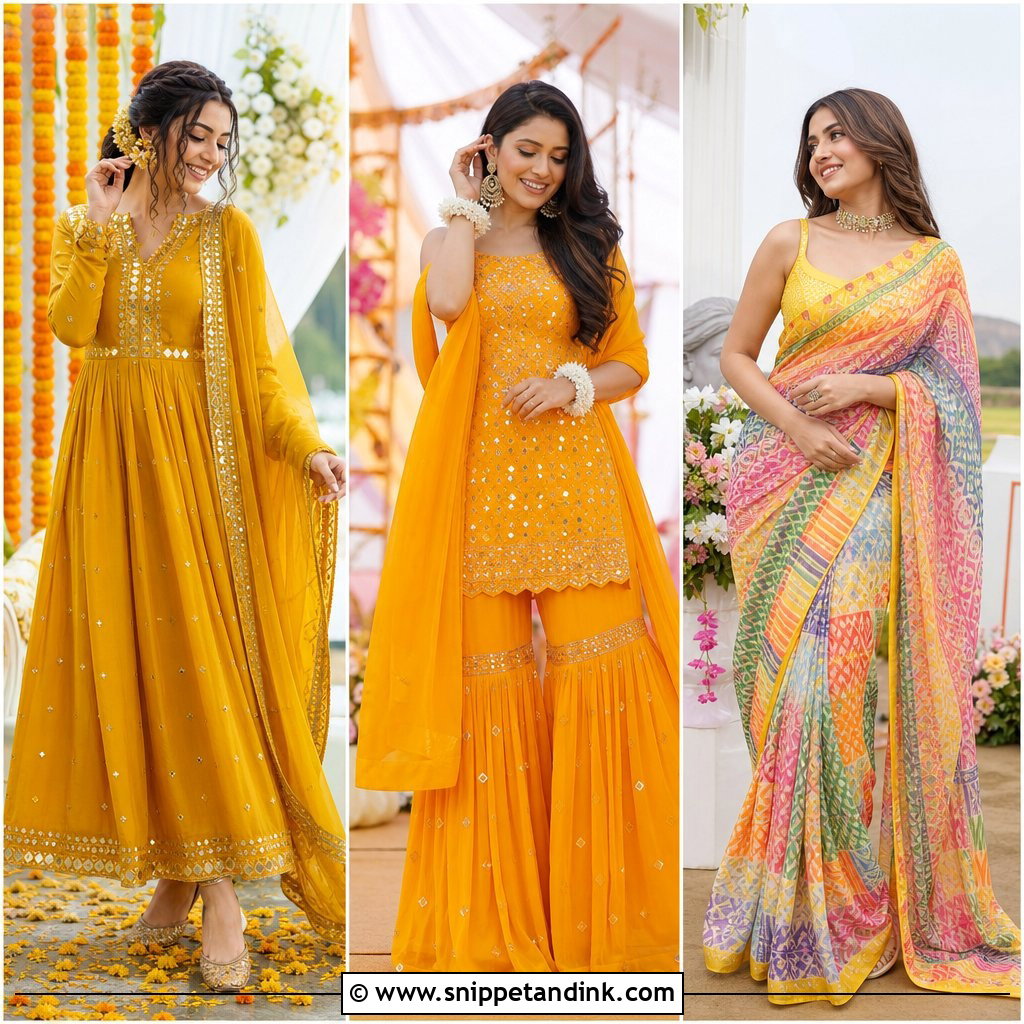 20 Colourful Haldi Outfit Ideas for a Vibrant Celebration
