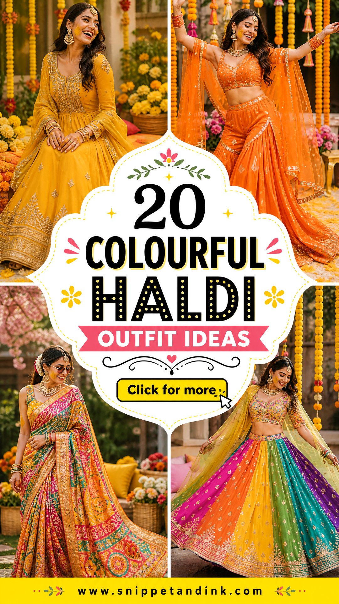 20 Colourful Haldi Outfit Ideas for a Vibrant Celebration - 20 Colourful Haldi Outfit Ideas for a Vibrant Celebration