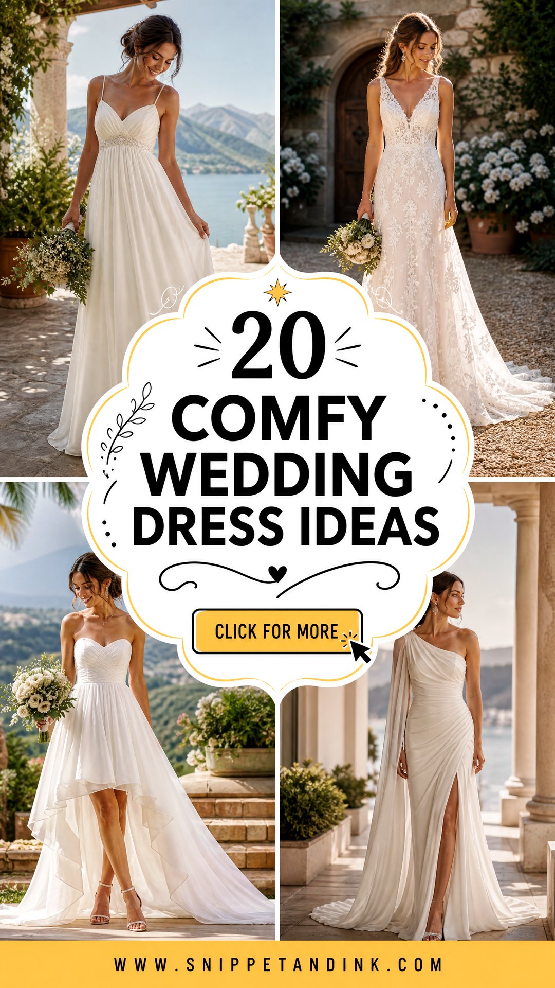 20 Comfy Wedding Dress Ideas for Effortless Bridal Style - 20 Comfy Wedding Dress Ideas for Effortless Bridal Style