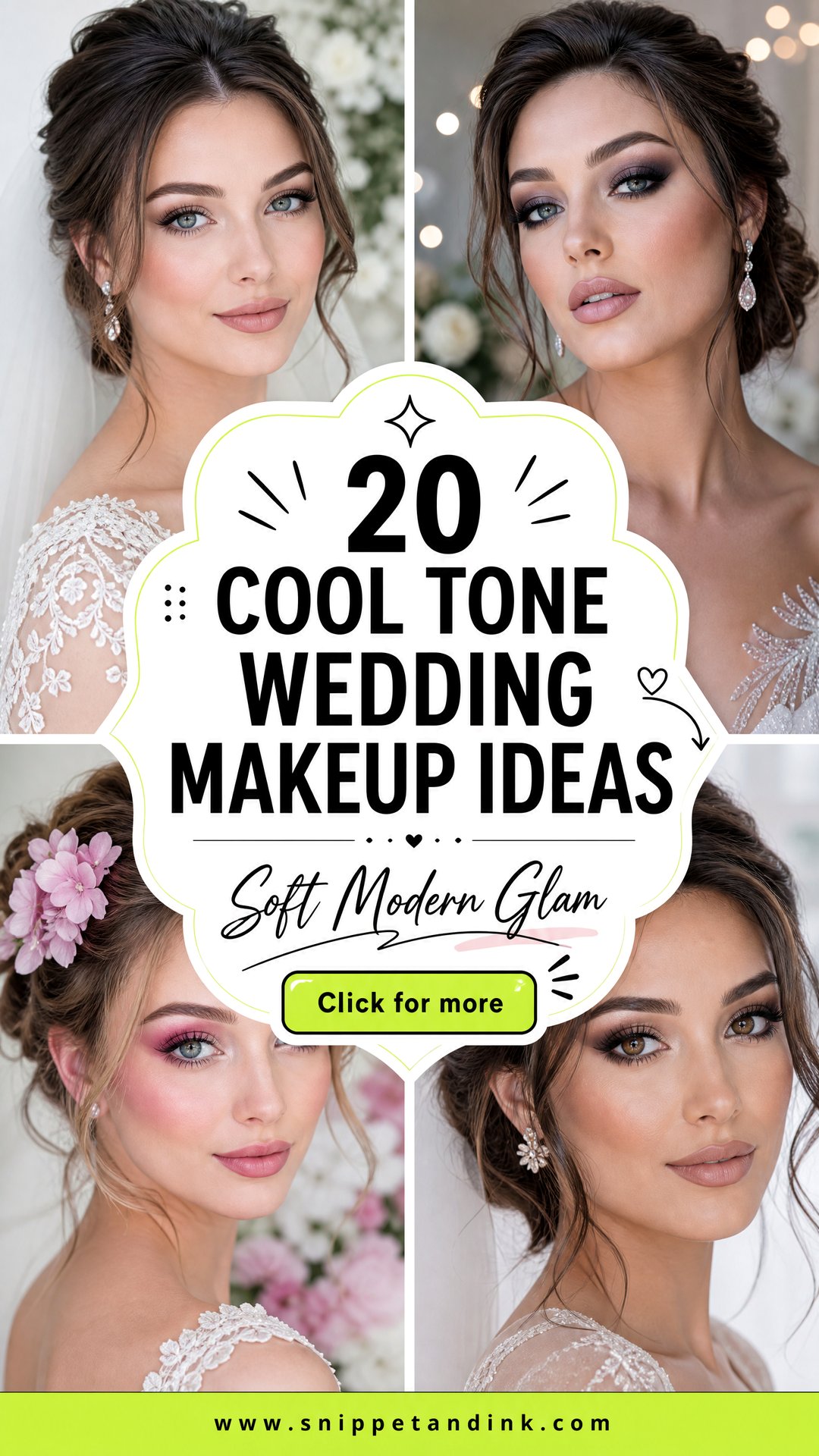 20 Cool Tone Wedding Makeup Ideas for Soft Modern Glam - 20 Cool Tone Wedding Makeup Ideas for Soft Modern Glam