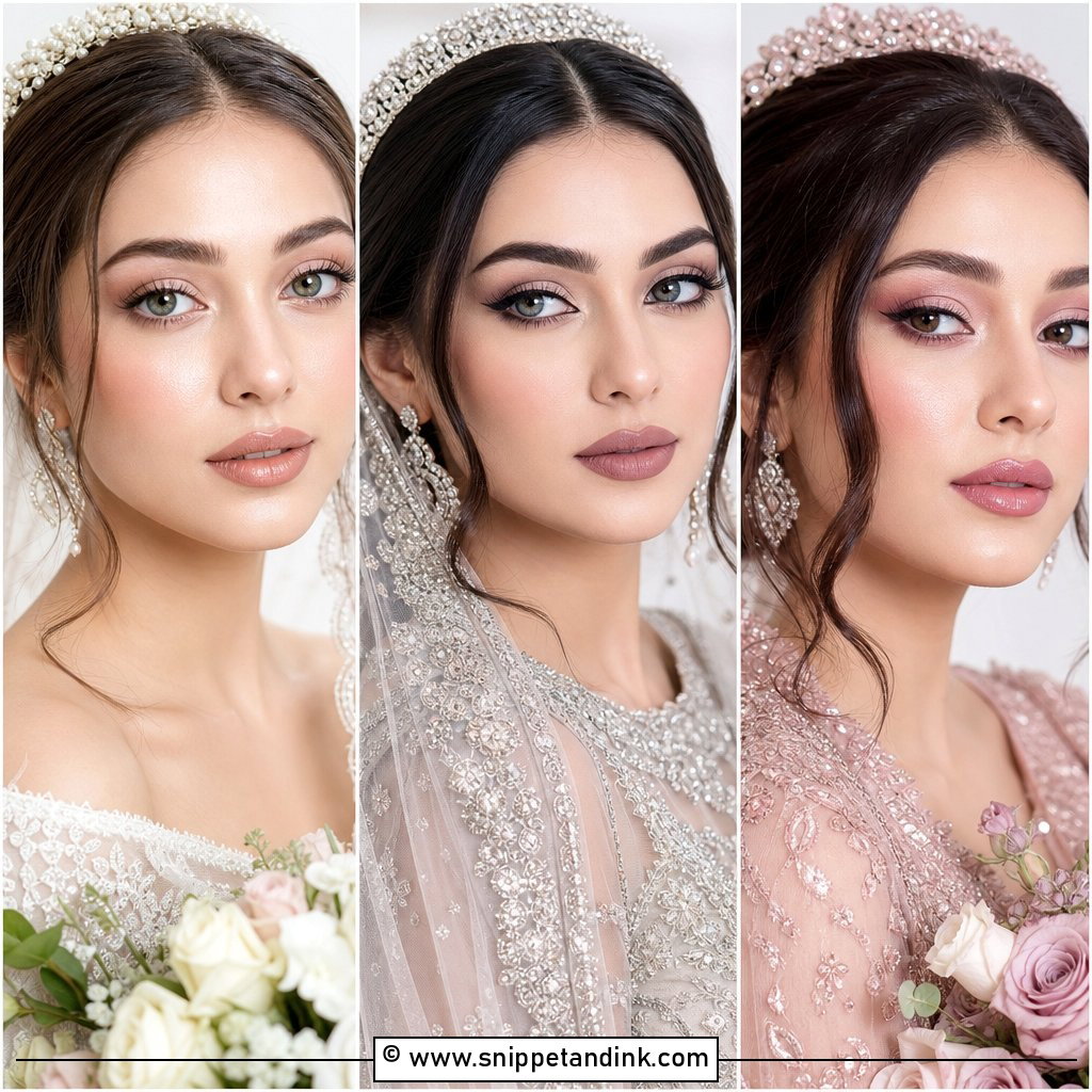 20 Cool Toned Bridal Makeup Ideas for Elegant Icy Glam