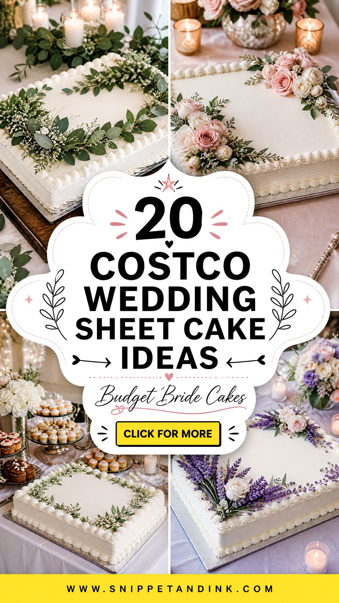 20 Costco Wedding Sheet Cake Ideas for Budget Brides - 20 Costco Wedding Sheet Cake Ideas for Budget Brides