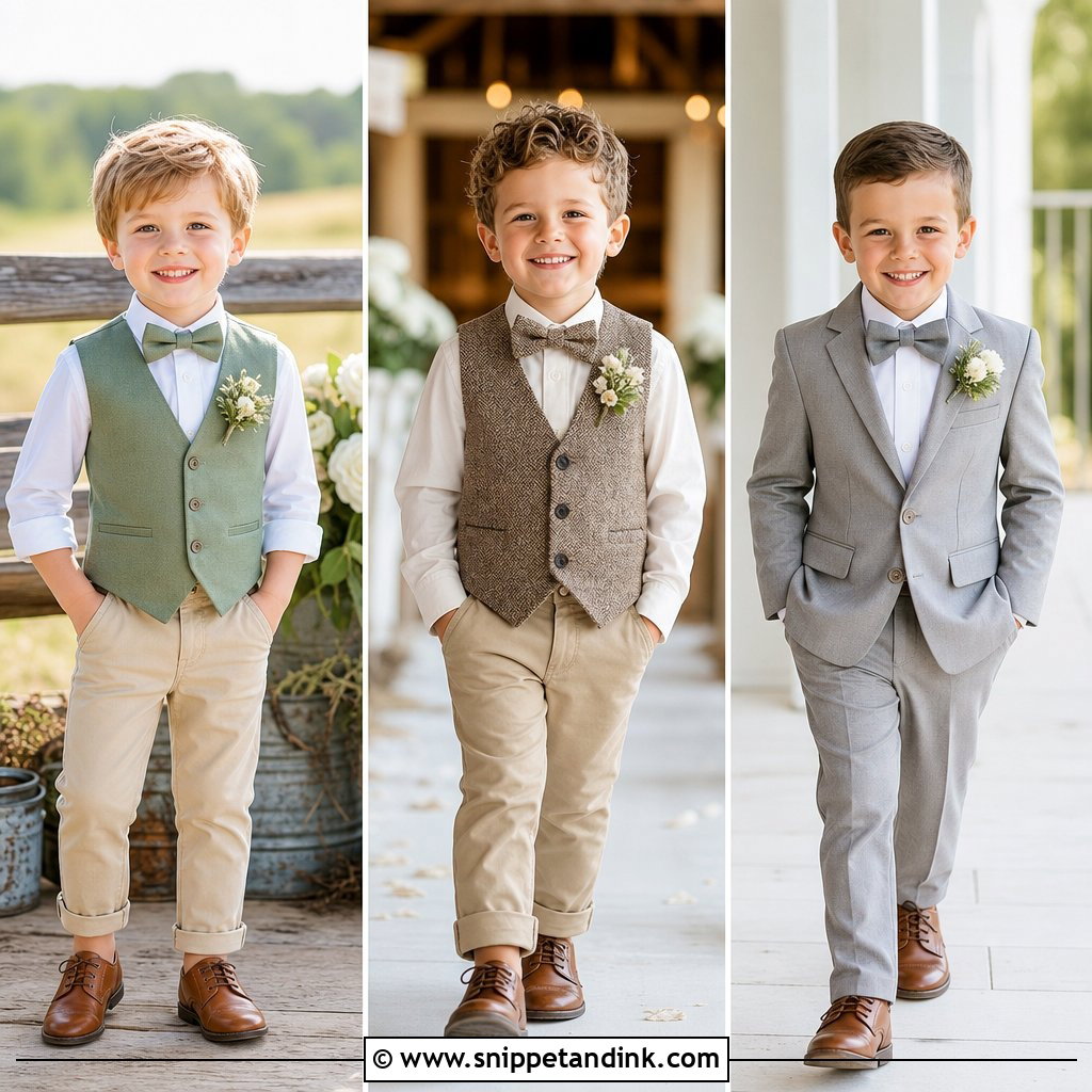 20 Country Ring Bearer Outfit Ideas for Rustic Ceremonies