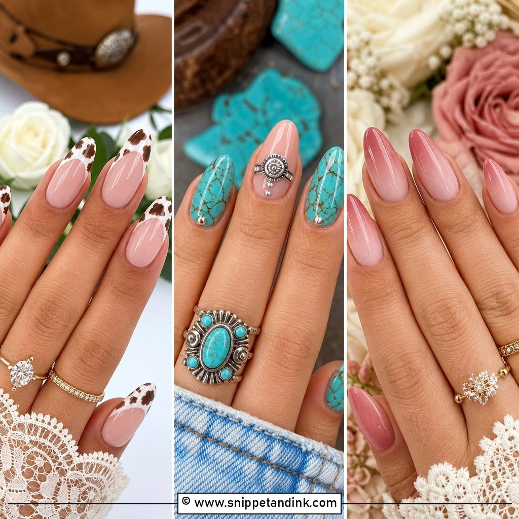 20 Country Wedding Nails for Rustic Romantic Bridal Style