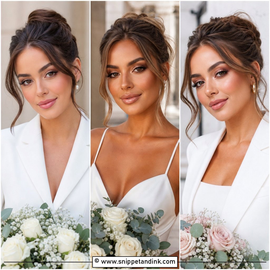 20 Courthouse Wedding Makeup Ideas for Effortless Elegance