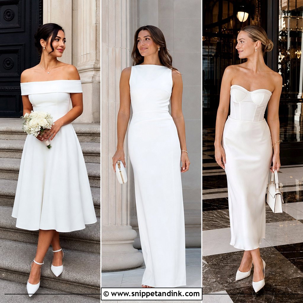 20 Courthouse Wedding Outfit Bride Ideas for Chic City Style