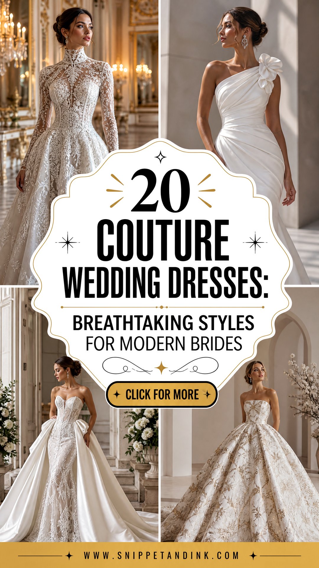 20 Couture Wedding Dresses Breathtaking Styles for Modern Brides - 20 Couture Wedding Dresses: Breathtaking Styles for Modern Brides