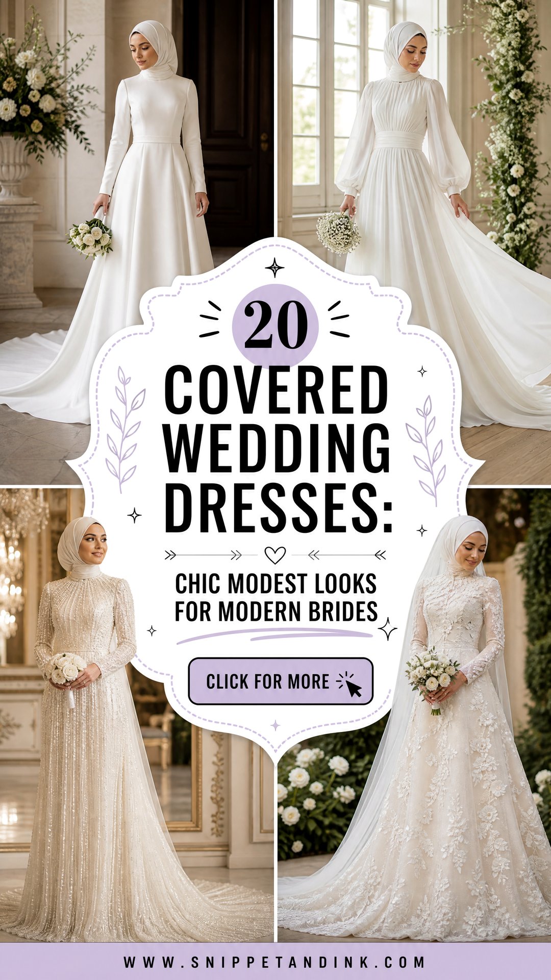 20 Covered Wedding Dresses Chic Modest Looks for Modern Brides - 20 Covered Wedding Dresses: Chic Modest Looks for Modern Brides