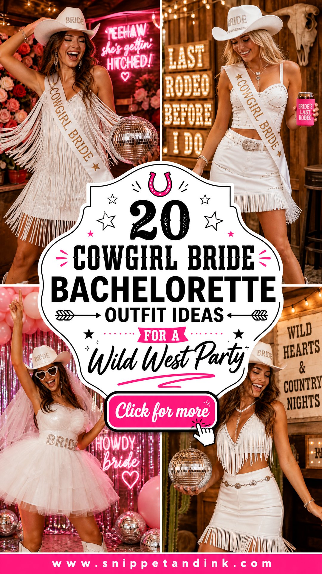 20 Cowgirl Bride Bachelorette Outfit Ideas for a Wild West Party - 20 Cowgirl Bride Bachelorette Outfit Ideas for a Wild West Party