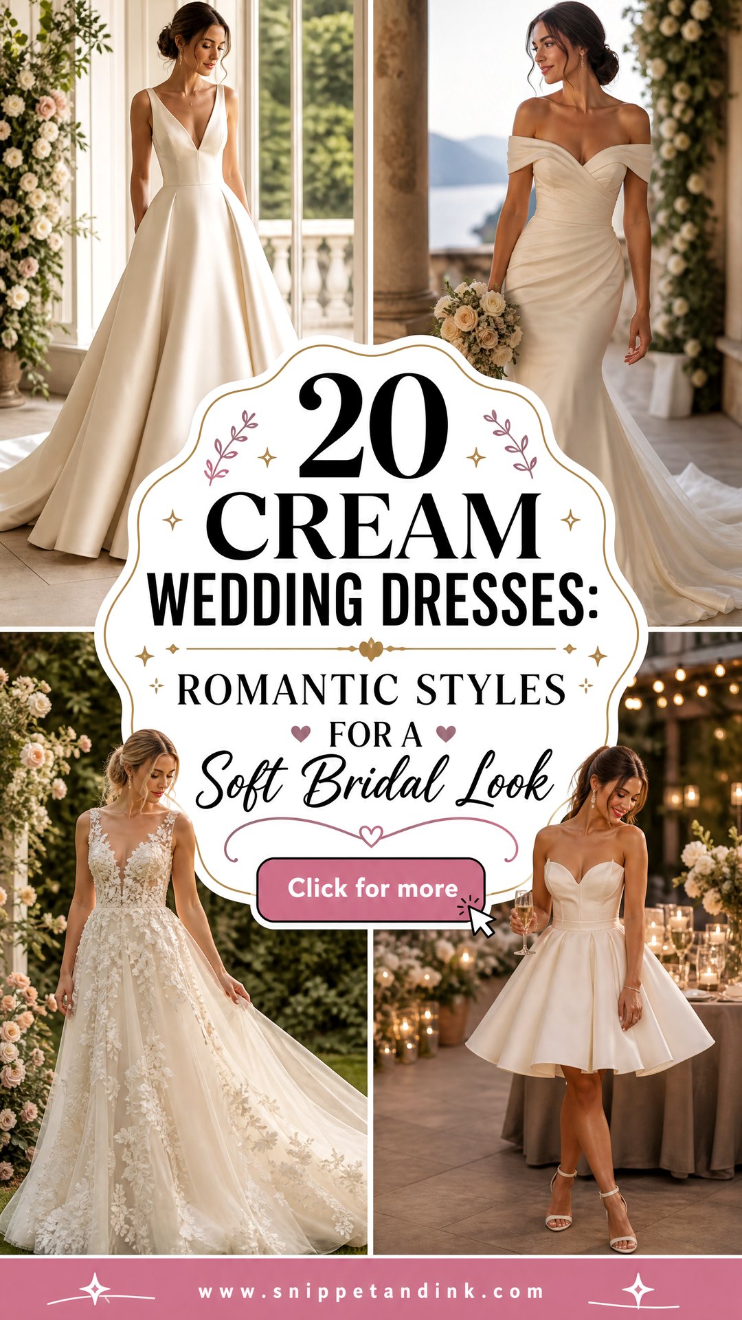 20 Cream Wedding Dresses Romantic Styles for a Soft Bridal Look - 20 Cream Wedding Dresses: Romantic Styles for a Soft Bridal Look
