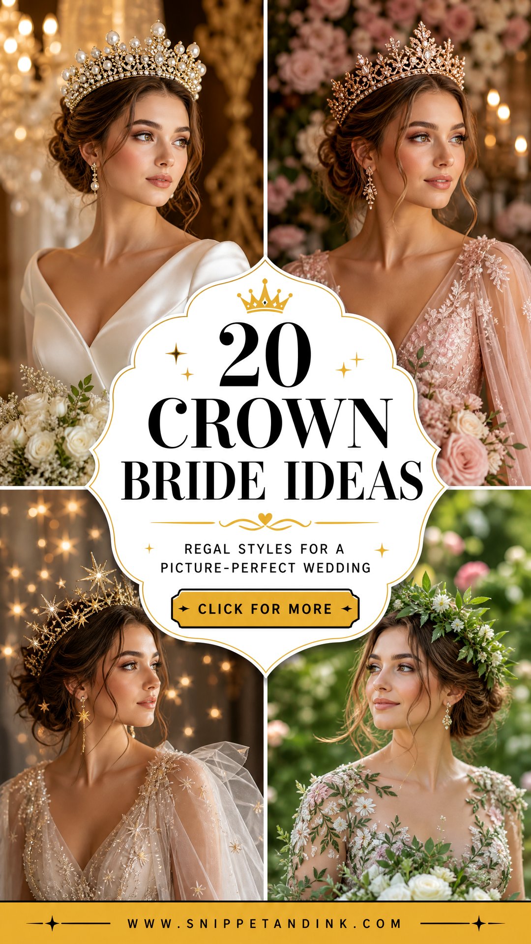 20 Crown Bride Ideas Regal Styles for a Picture-Perfect Wedding - 20 Crown Bride Ideas: Regal Styles for a Picture-Perfect Wedding
