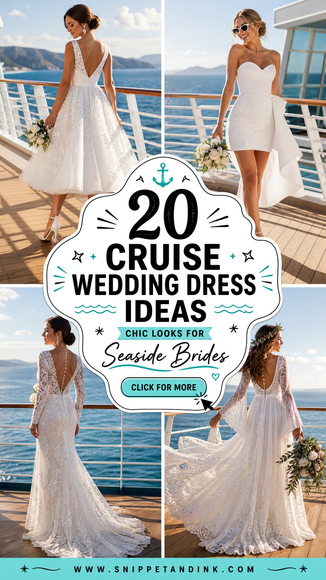 20 Cruise Wedding Dress Ideas Chic Looks for Seaside Brides - 20 Cruise Wedding Dress Ideas: Chic Looks for Seaside Brides