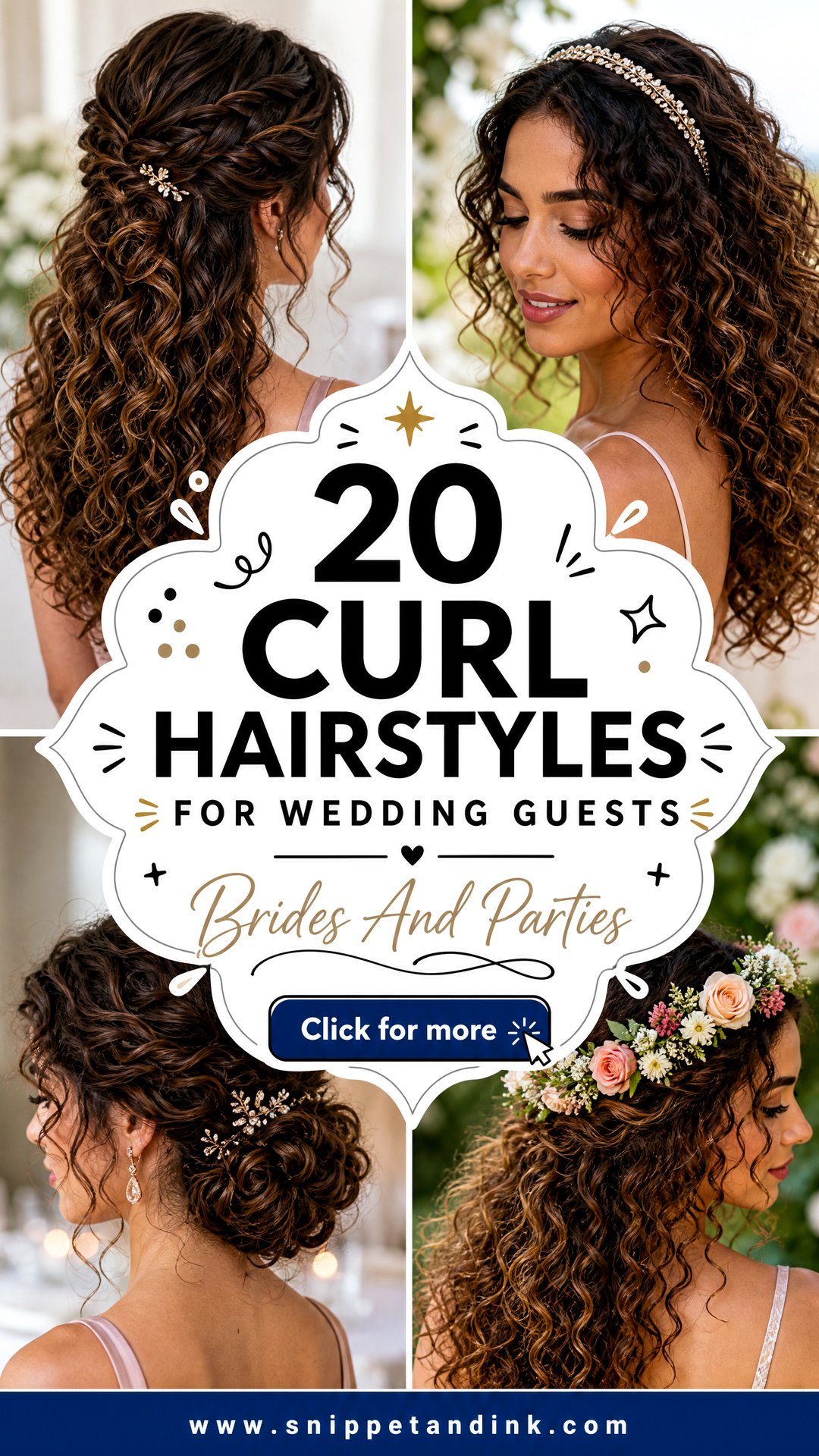 20 Curl Hairstyles for Wedding Guests Brides and Parties - 20 Curl Hairstyles for Wedding Guests, Brides, and Parties