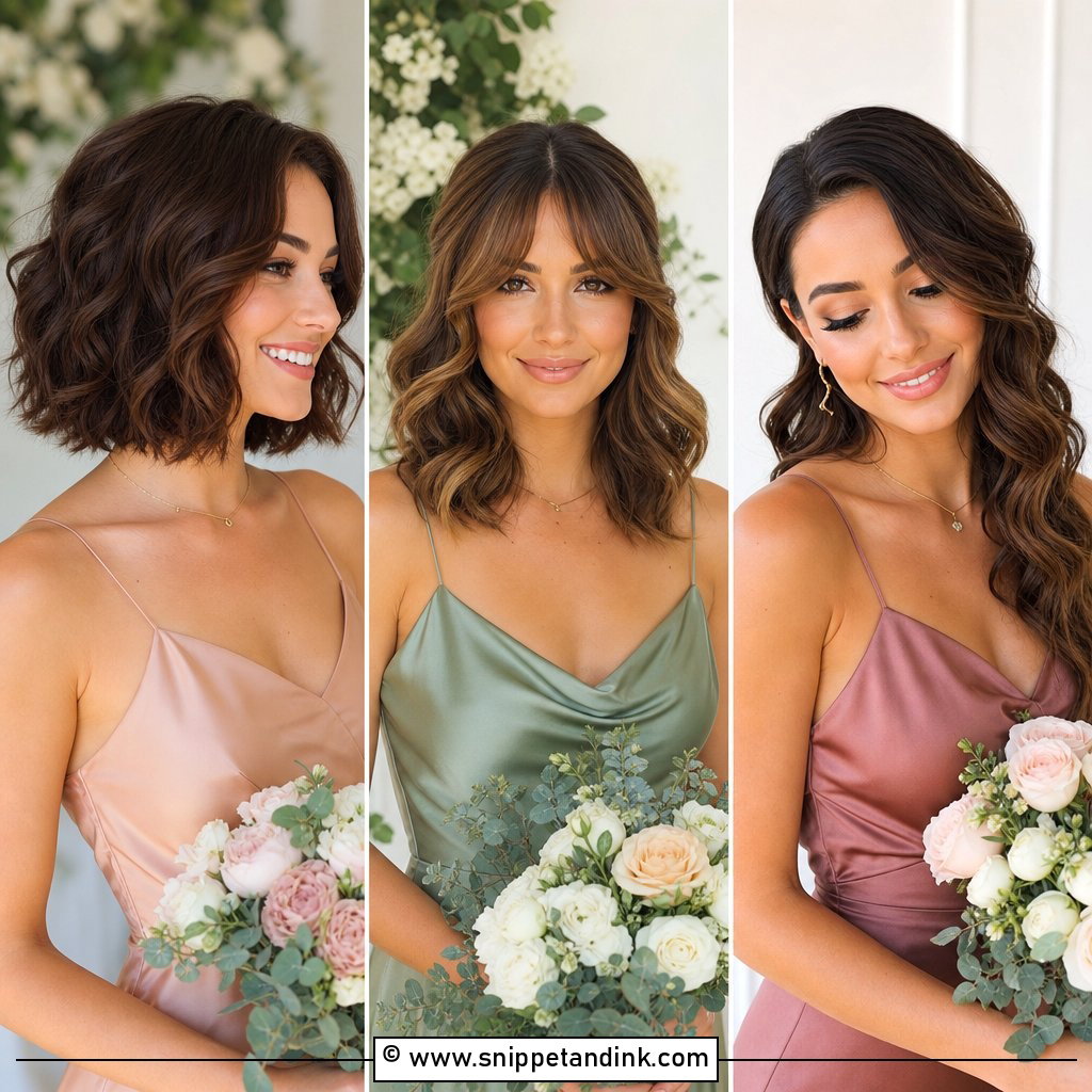 20 Curled Bridesmaid Hair Ideas for Chic Wedding Parties