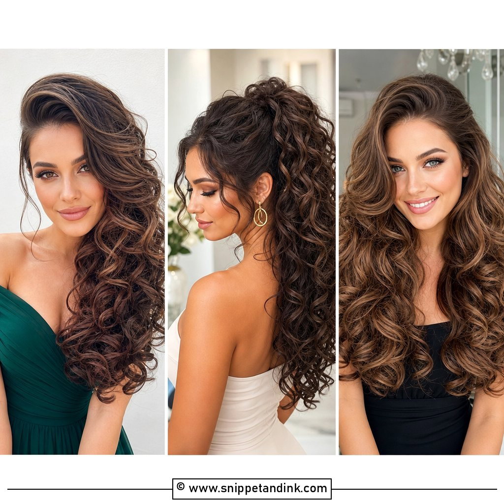 20 Curled Hair for Wedding Ideas for Soft Elegant Looks