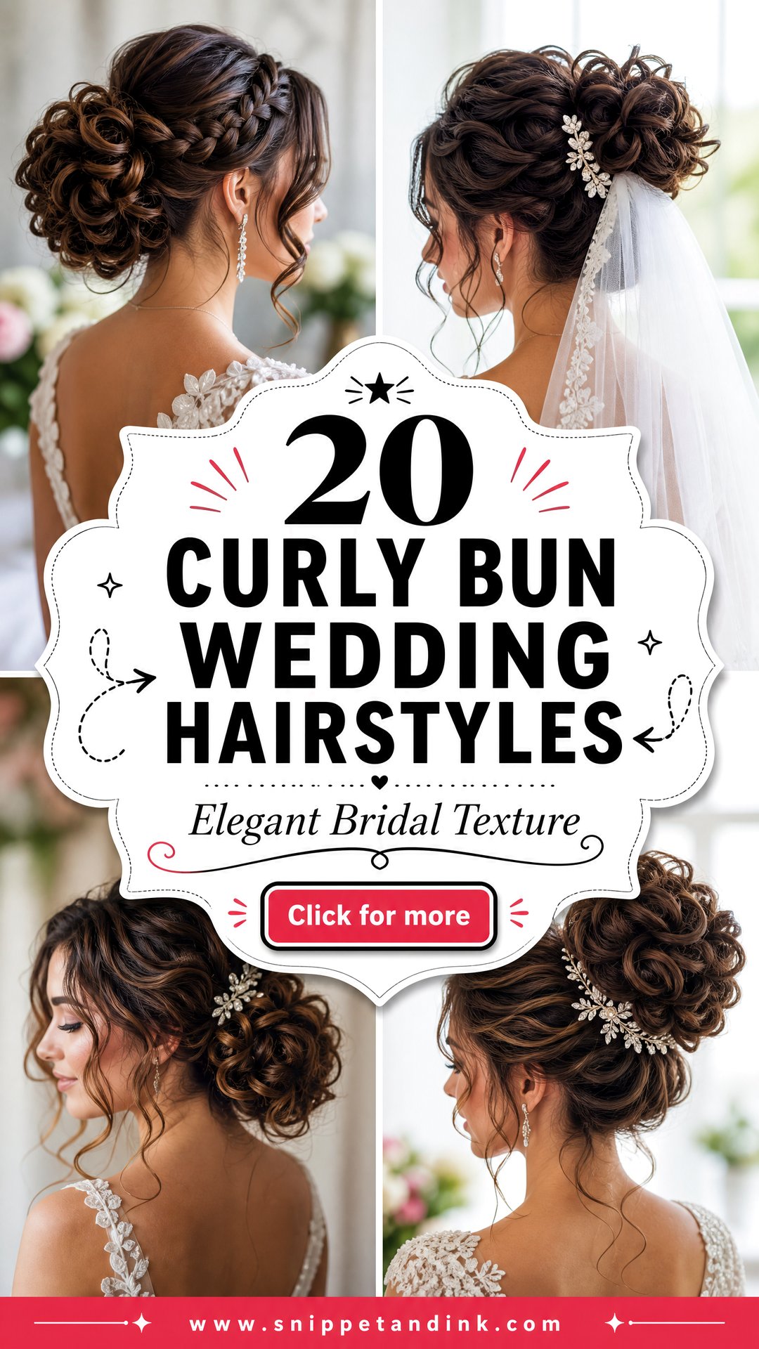 20 Curly Bun Wedding Hairstyles for Elegant Bridal Texture - 20 Curly Bun Wedding Hairstyles for Elegant Bridal Texture