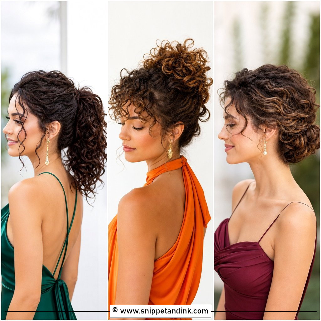 20 Curly Hairstyle for Wedding Guest Ideas to Look Polished