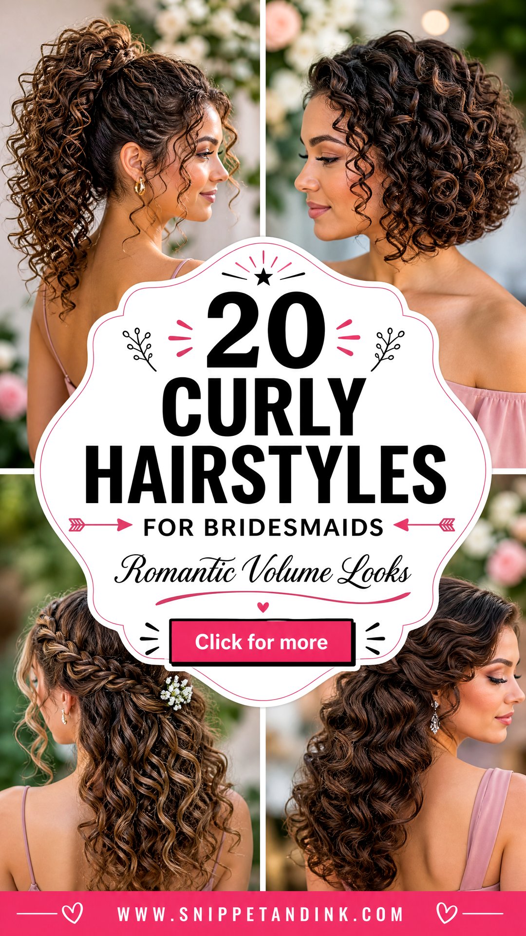 20 Curly Hairstyles for Bridesmaids With Romantic Volume - 20 Curly Hairstyles for Bridesmaids With Romantic Volume