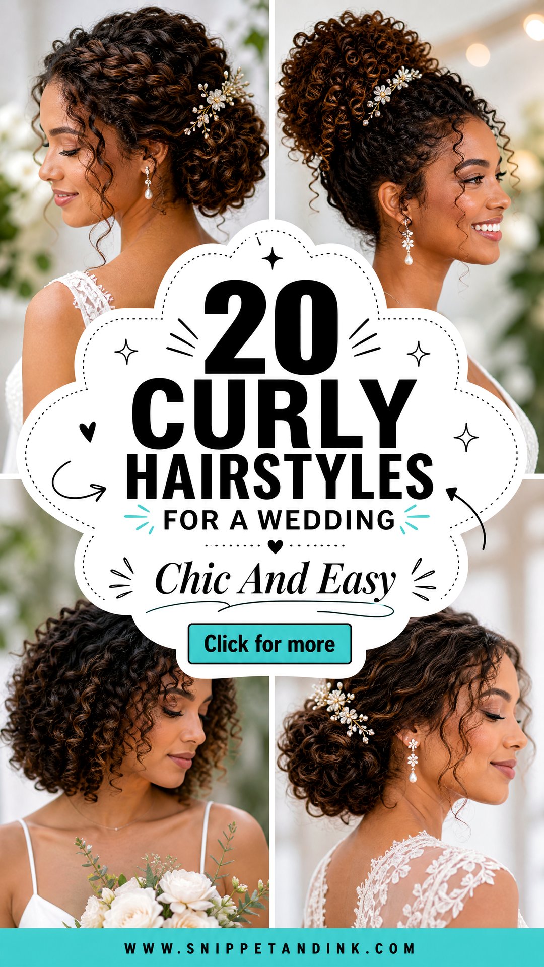20 Curly Hairstyles for a Wedding That Feel Chic and Easy - 20 Curly Hairstyles for a Wedding That Feel Chic and Easy