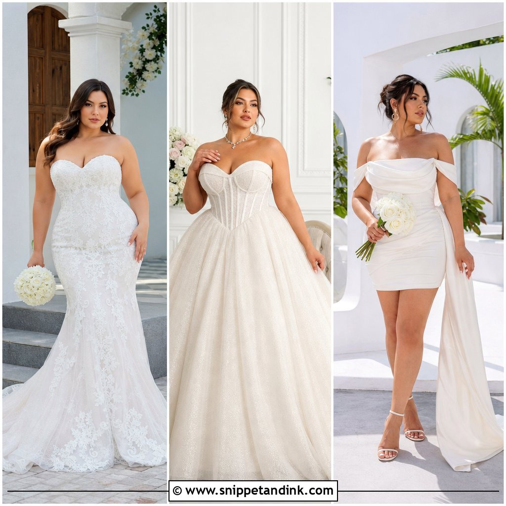 20 Curve Wedding Dresses for Confident, Fashion-Forward Brides