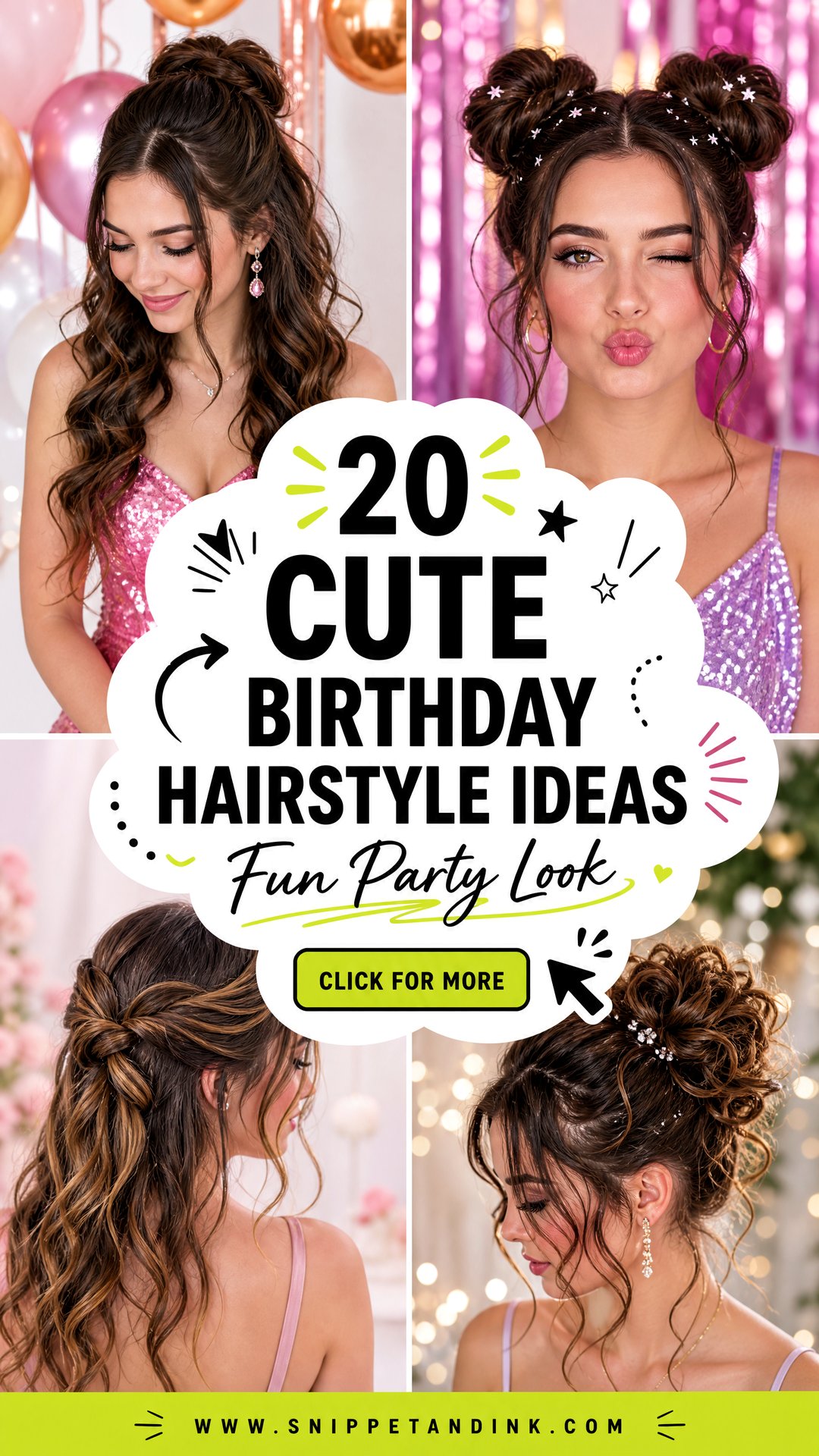 20 Cute Birthday Hairstyle Ideas for a Fun Party Look - 20 Cute Birthday Hairstyle Ideas for a Fun Party Look