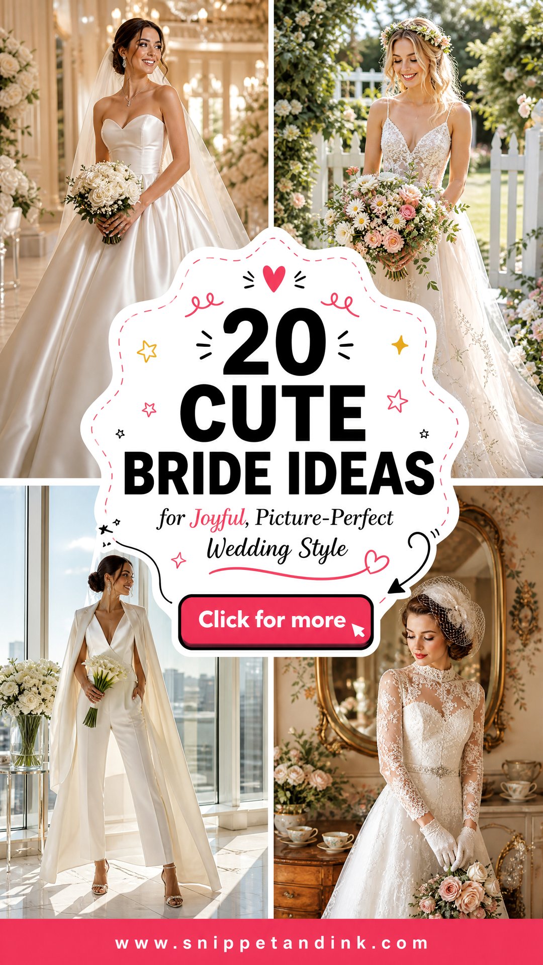 20 Cute Bride Ideas for Joyful Picture-Perfect Wedding Style - 20 Cute Bride Ideas for Joyful, Picture-Perfect Wedding Style