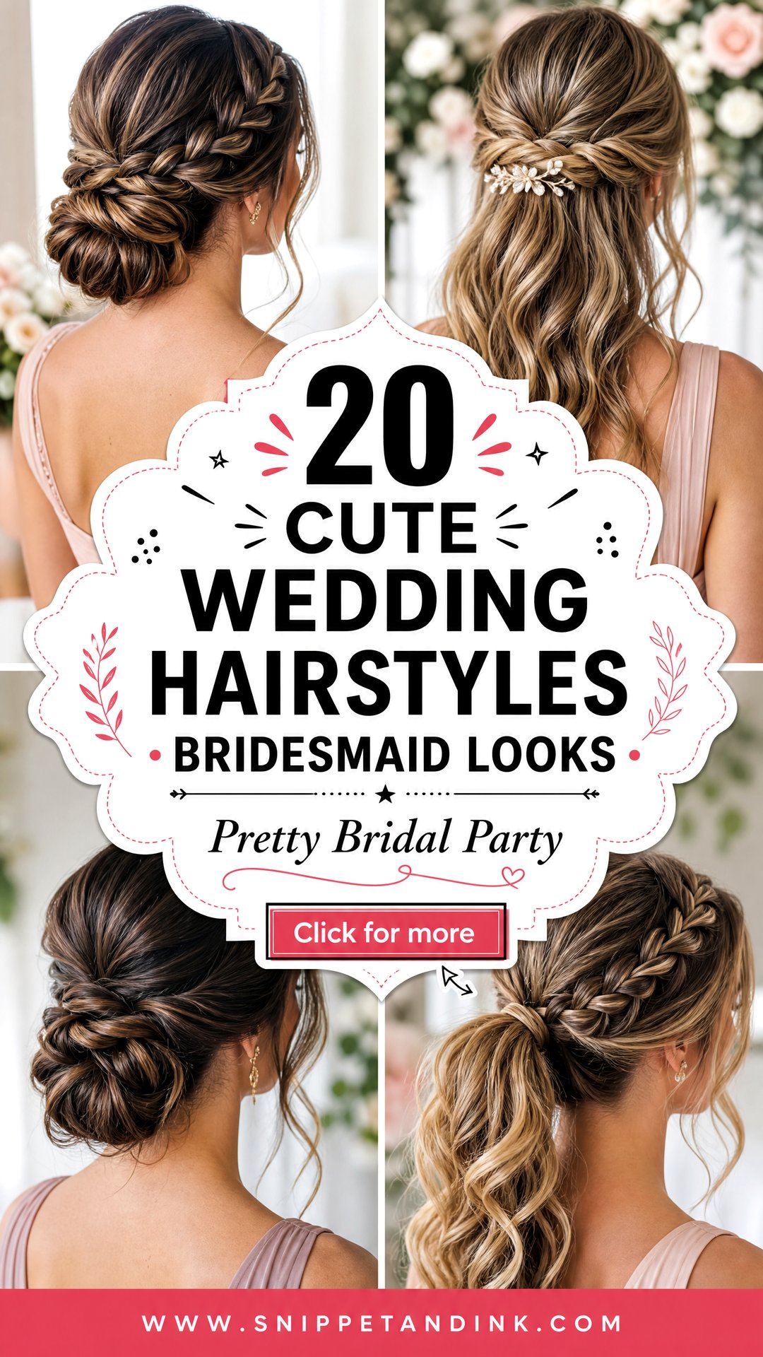 20 Cute Wedding Hairstyles Bridesmaid Looks to Copy - 20 Cute Wedding Hairstyles Bridesmaid Looks to Copy