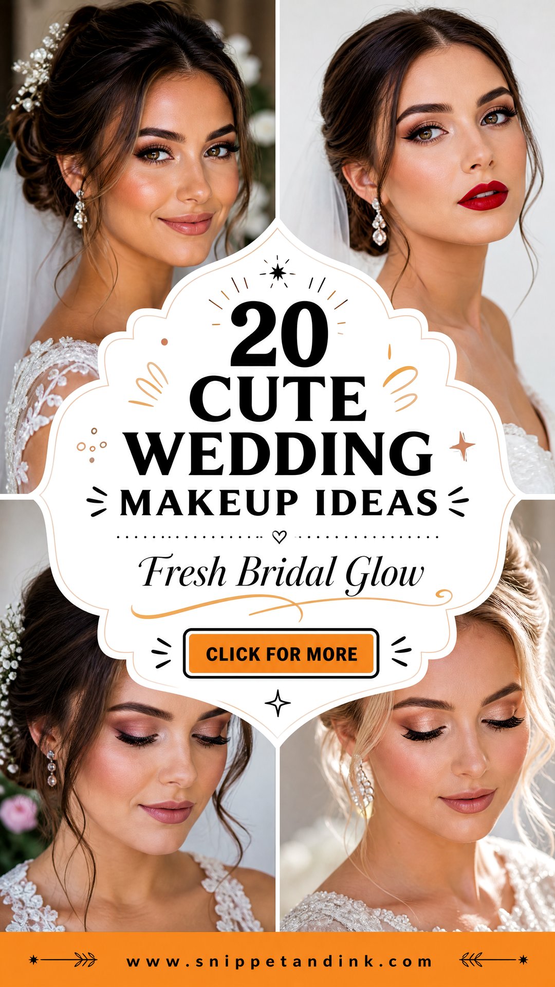 20 Cute Wedding Makeup Ideas for a Fresh Bridal Glow - 20 Cute Wedding Makeup Ideas for a Fresh Bridal Glow