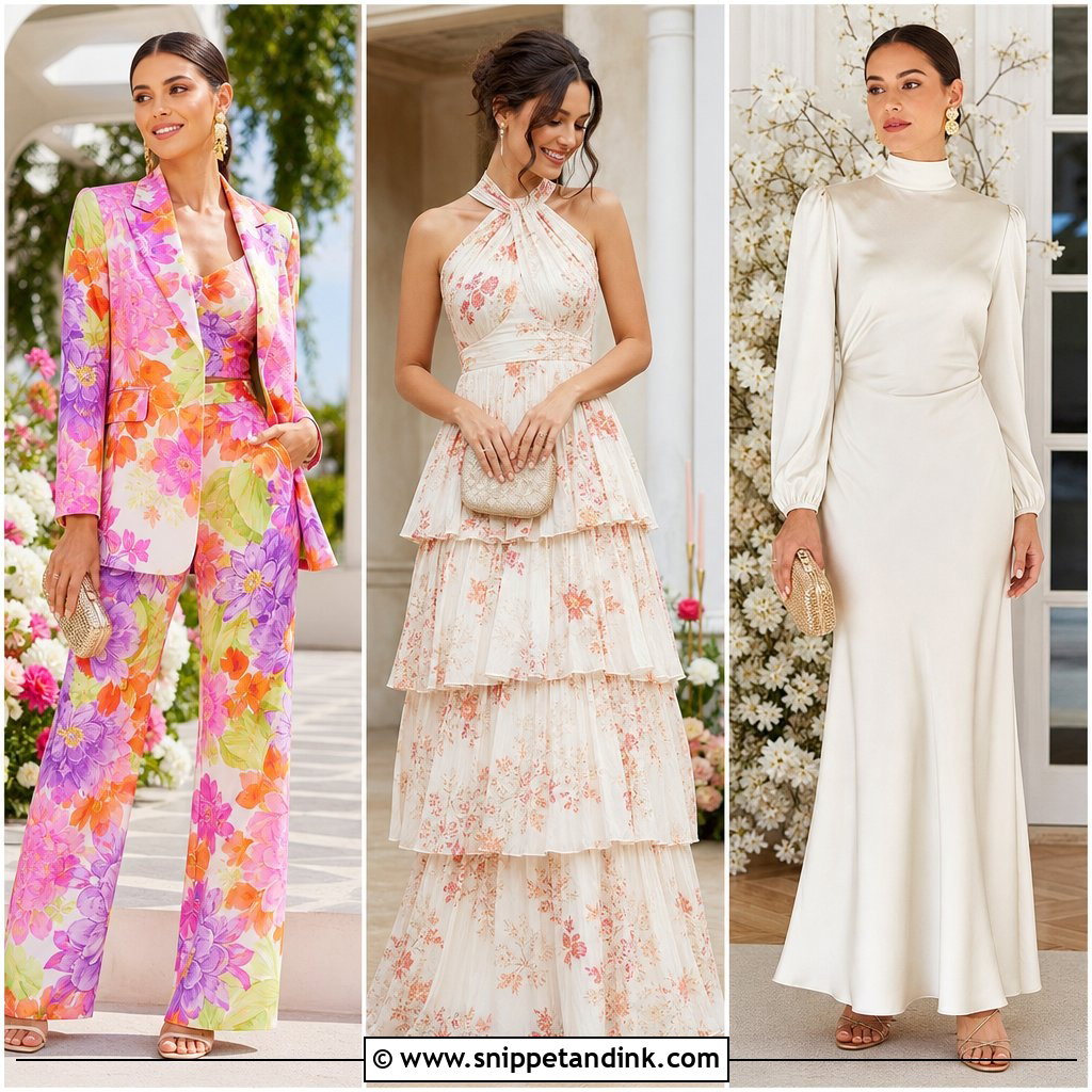 20 Cute Wedding Outfits: Charming Guest Looks for Every Season