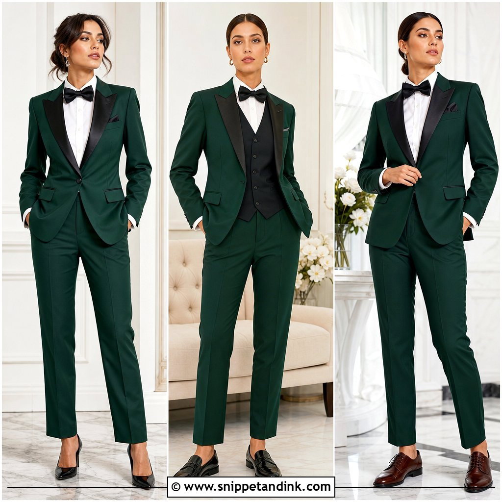 20 Dark Green Tuxedo Wedding Ideas for Sophisticated Grooms