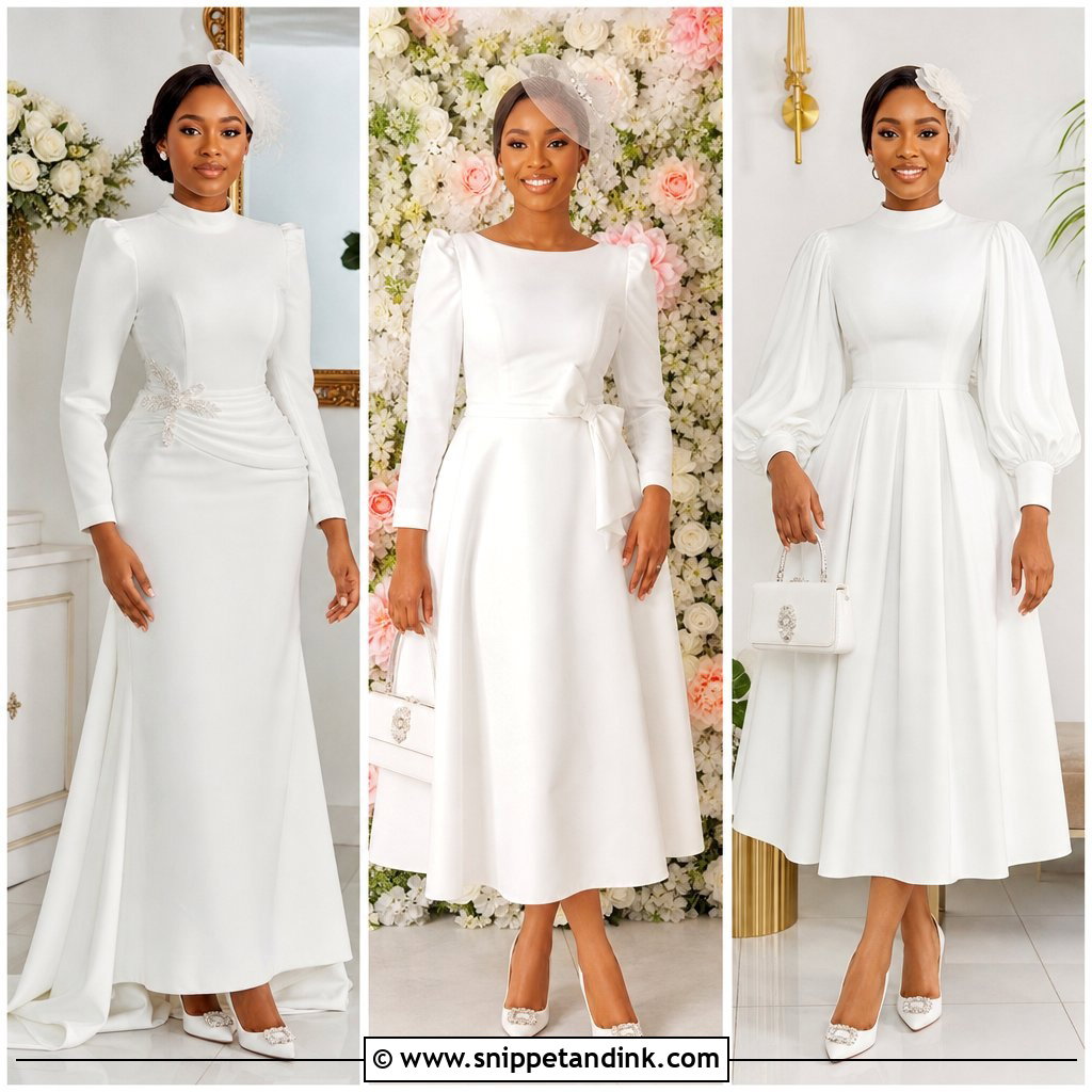 20 Deeper Life Wedding Gowns for Graceful Christian Brides