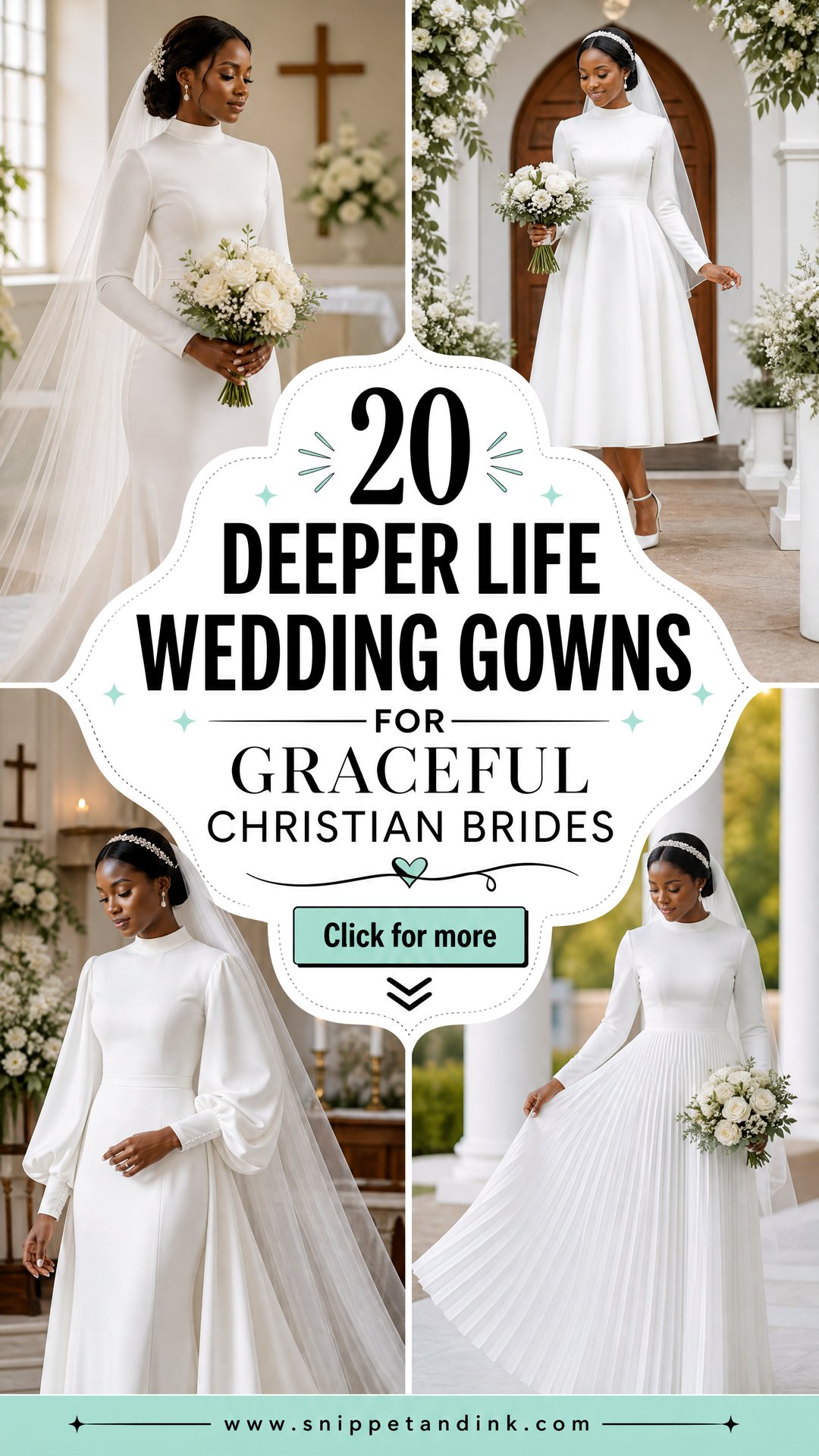 20 Deeper Life Wedding Gowns for Graceful Christian Brides - 20 Deeper Life Wedding Gowns for Graceful Christian Brides