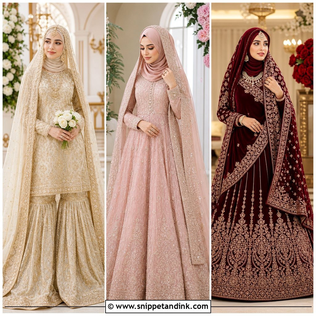 20 Desi Hijabi Bride Ideas for Chic, Modest Wedding Style