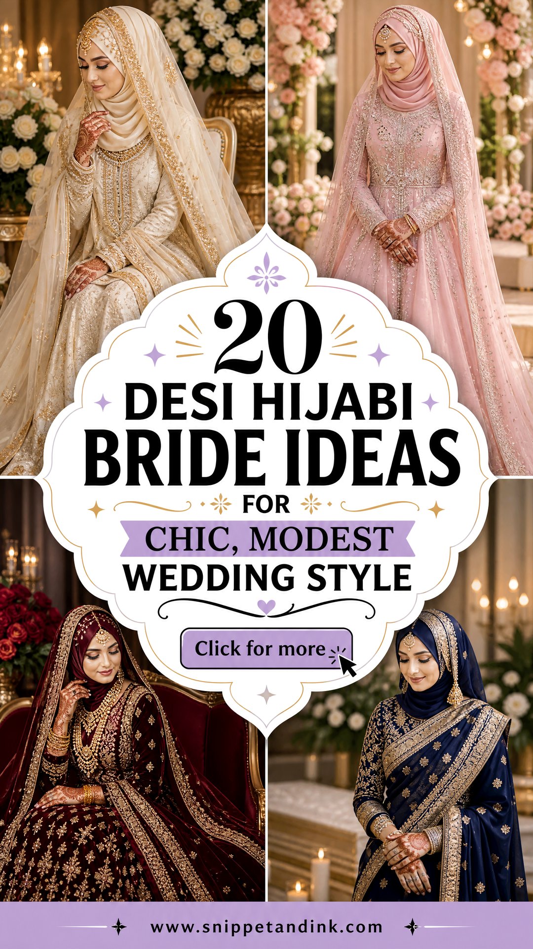 20 Desi Hijabi Bride Ideas for Chic Modest Wedding Style - 20 Desi Hijabi Bride Ideas for Chic, Modest Wedding Style