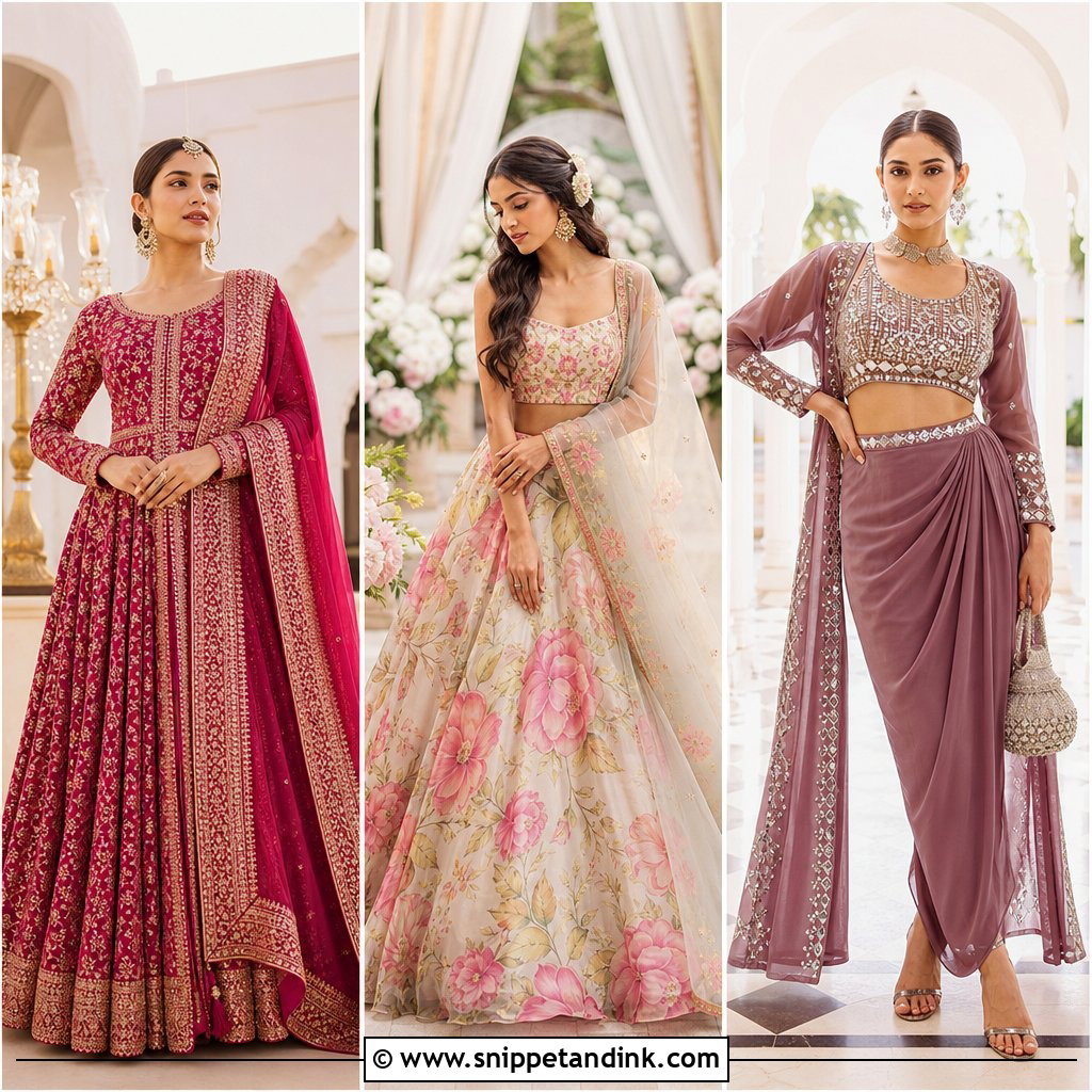 20 Desi Outfits for Wedding for Guests Who Love Bold Color