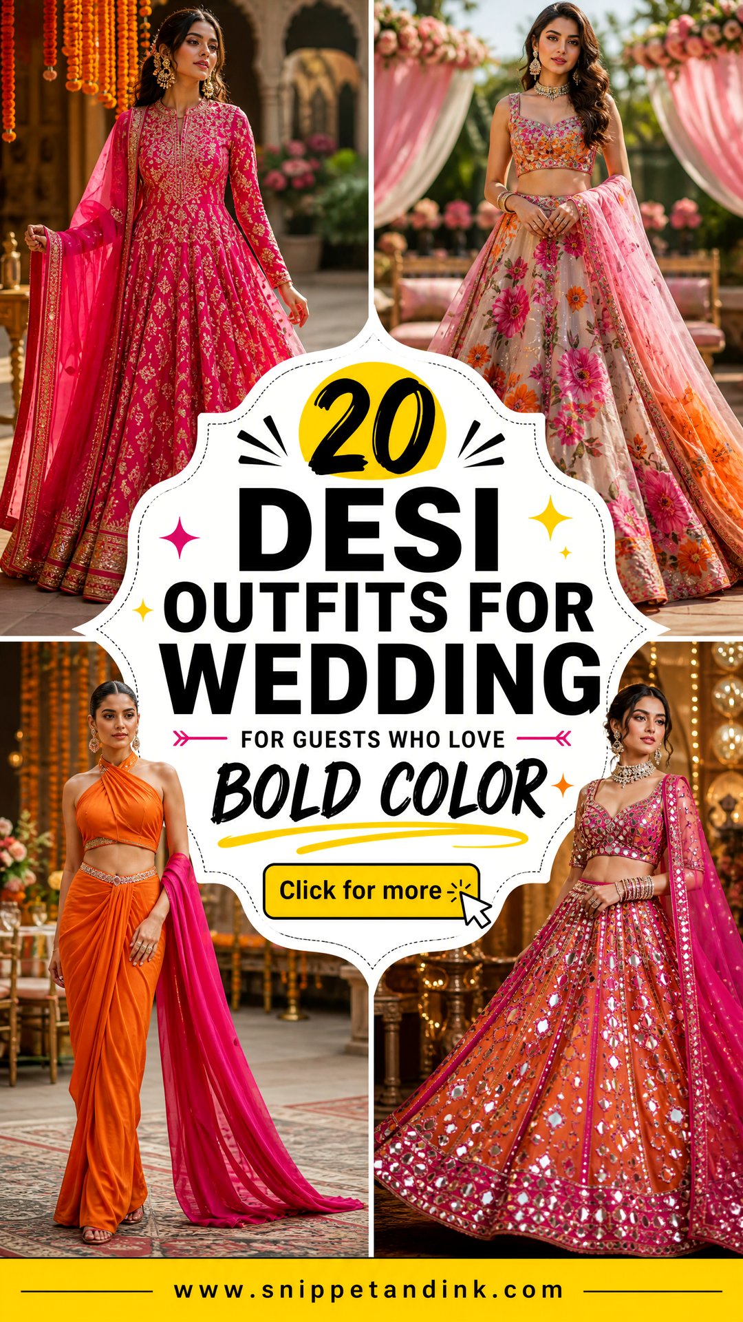 20 Desi Outfits for Wedding for Guests Who Love Bold Color - 20 Desi Outfits for Wedding for Guests Who Love Bold Color