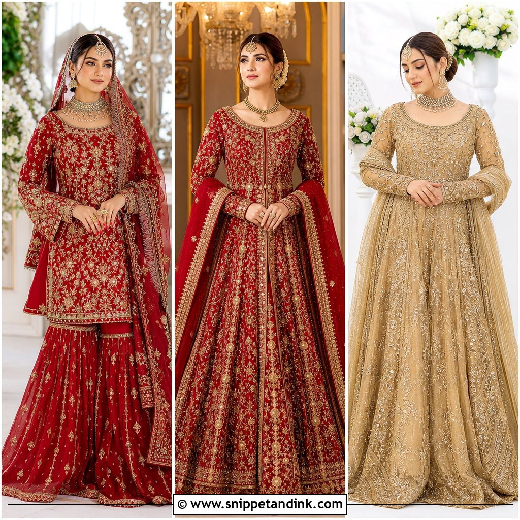 20 Desi Wedding Dresses Pakistani Bridal for Regal Looks
