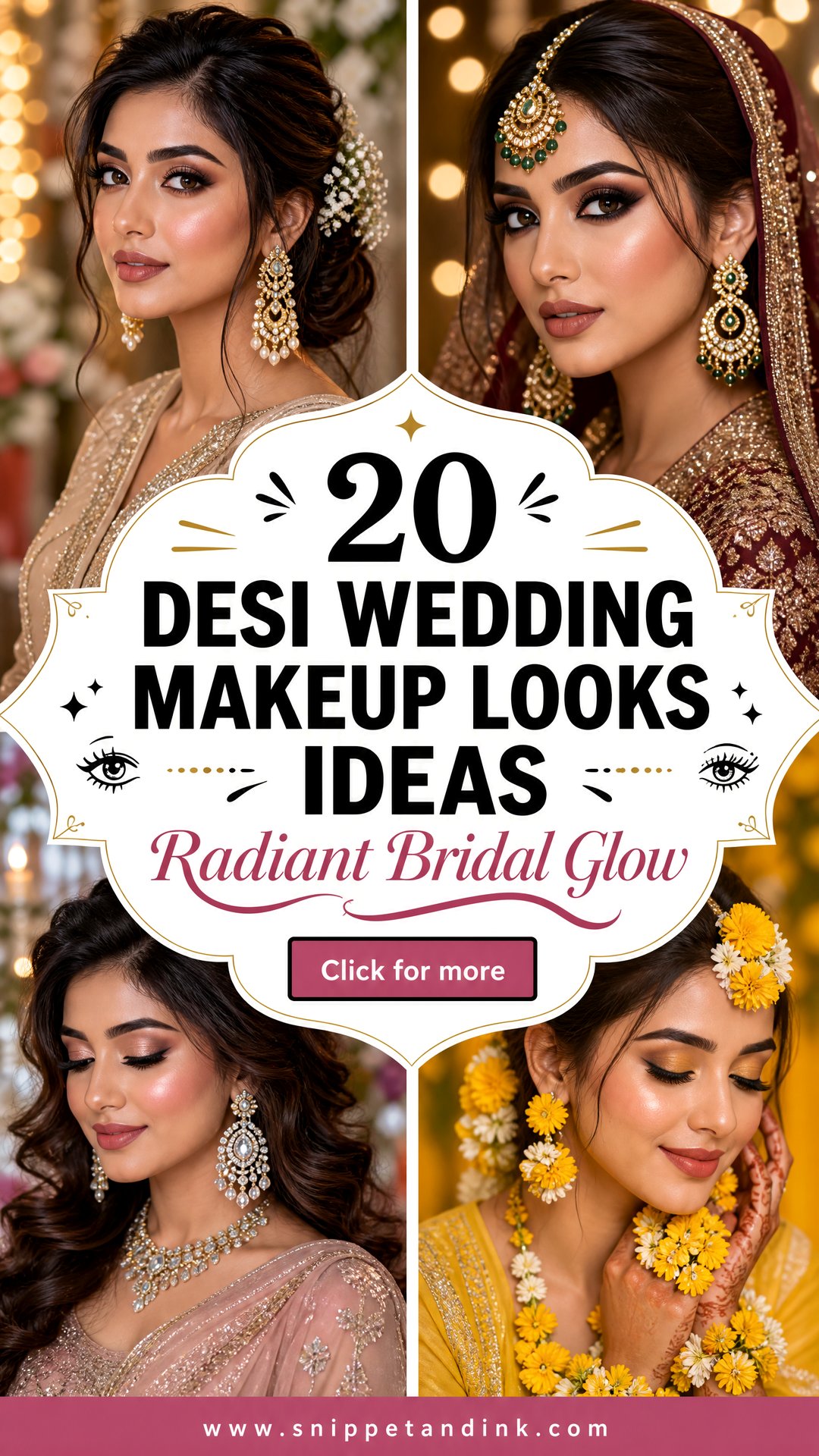 20 Desi Wedding Makeup Looks for a Radiant Bridal Glow - 20 Desi Wedding Makeup Looks for a Radiant Bridal Glow