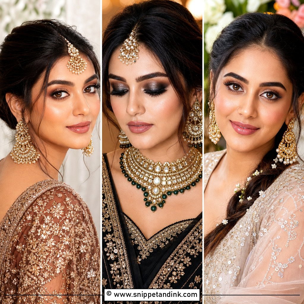 20 Desi Wedding Makeup Looks for a Radiant Bridal Glow