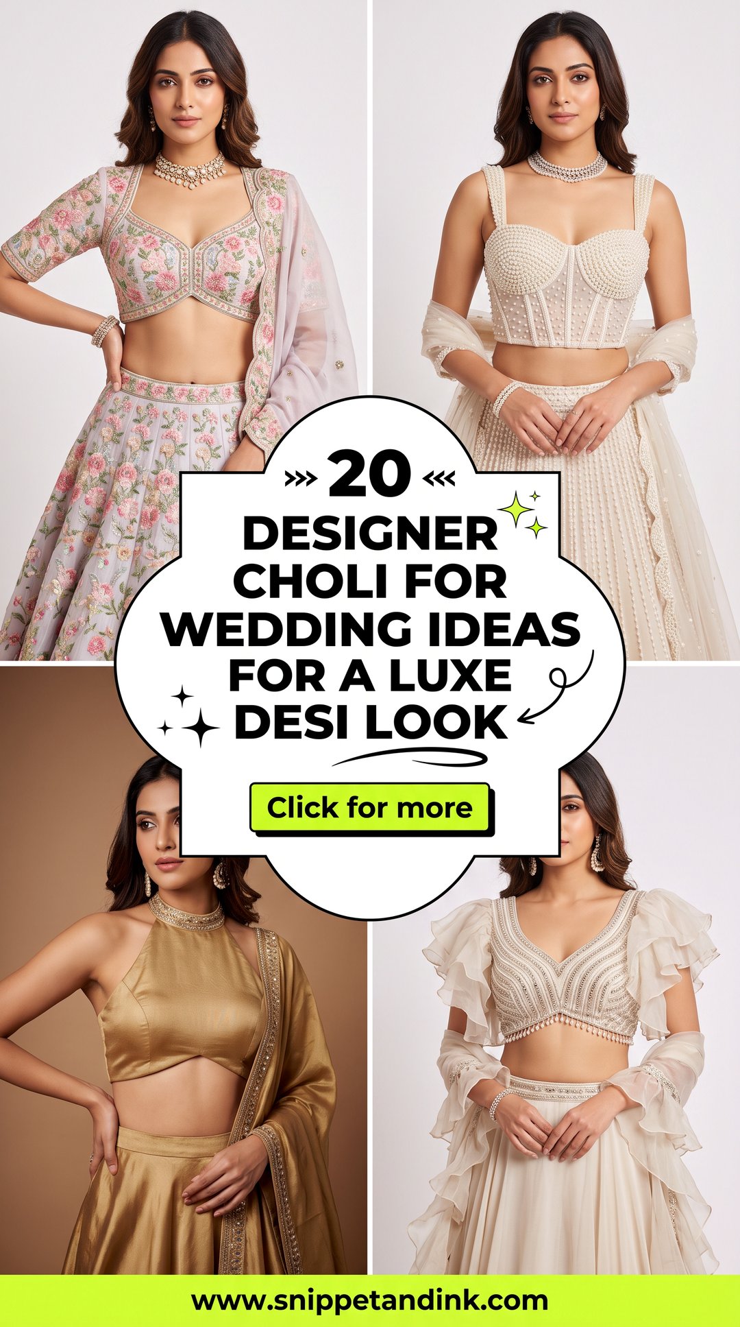 20 Designer Choli for Wedding Ideas for a Luxe Desi Look - 20 Designer Choli for Wedding Ideas for a Luxe Desi Look