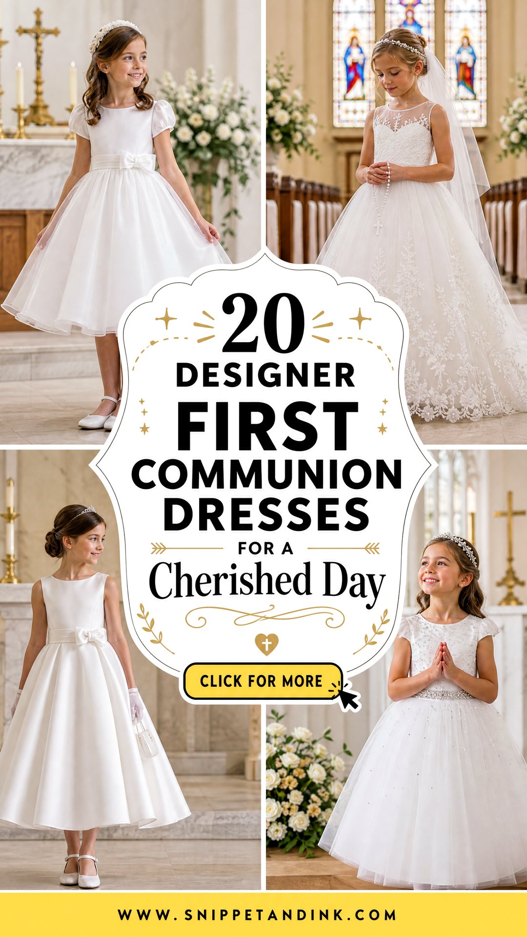 20 Designer First Communion Dresses for a Cherished Day - 20 Designer First Communion Dresses for a Cherished Day