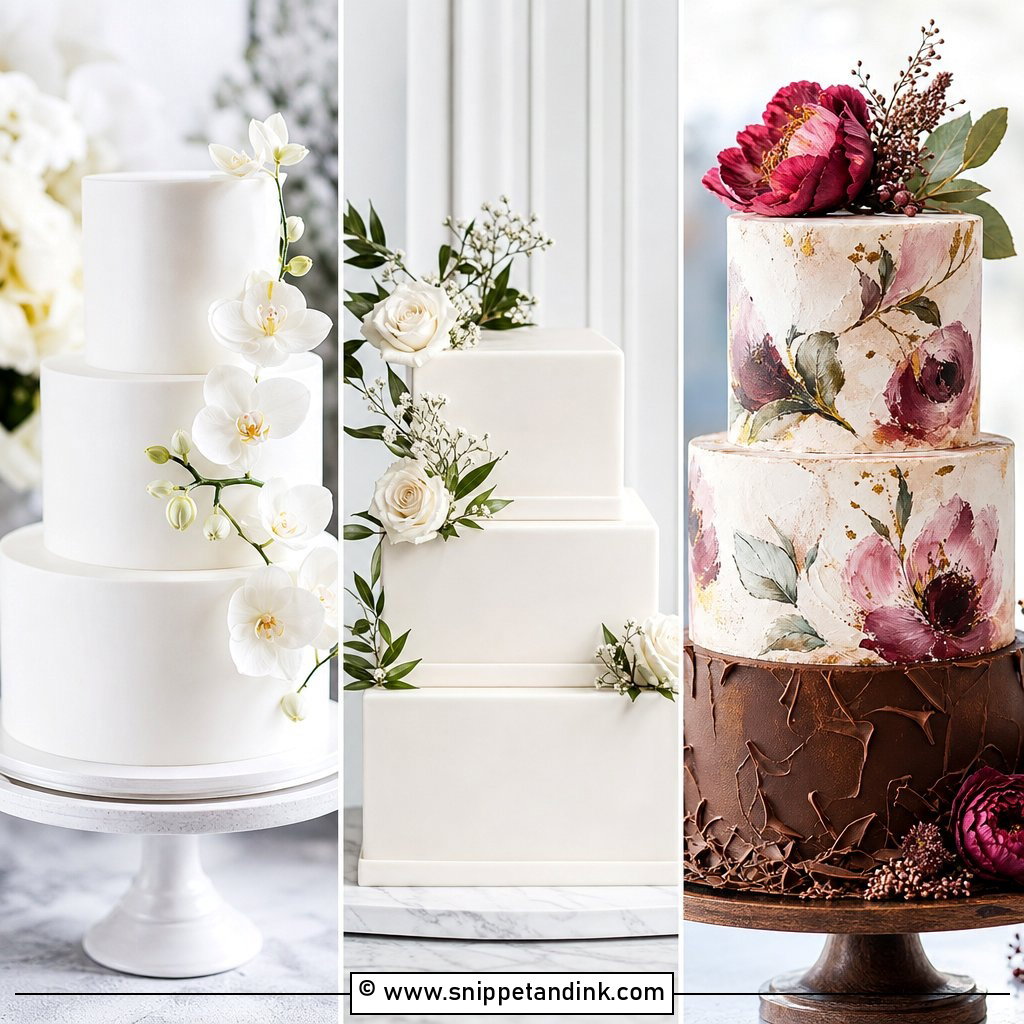 20 Different Cake Ideas for Wedding Styles Couples Love