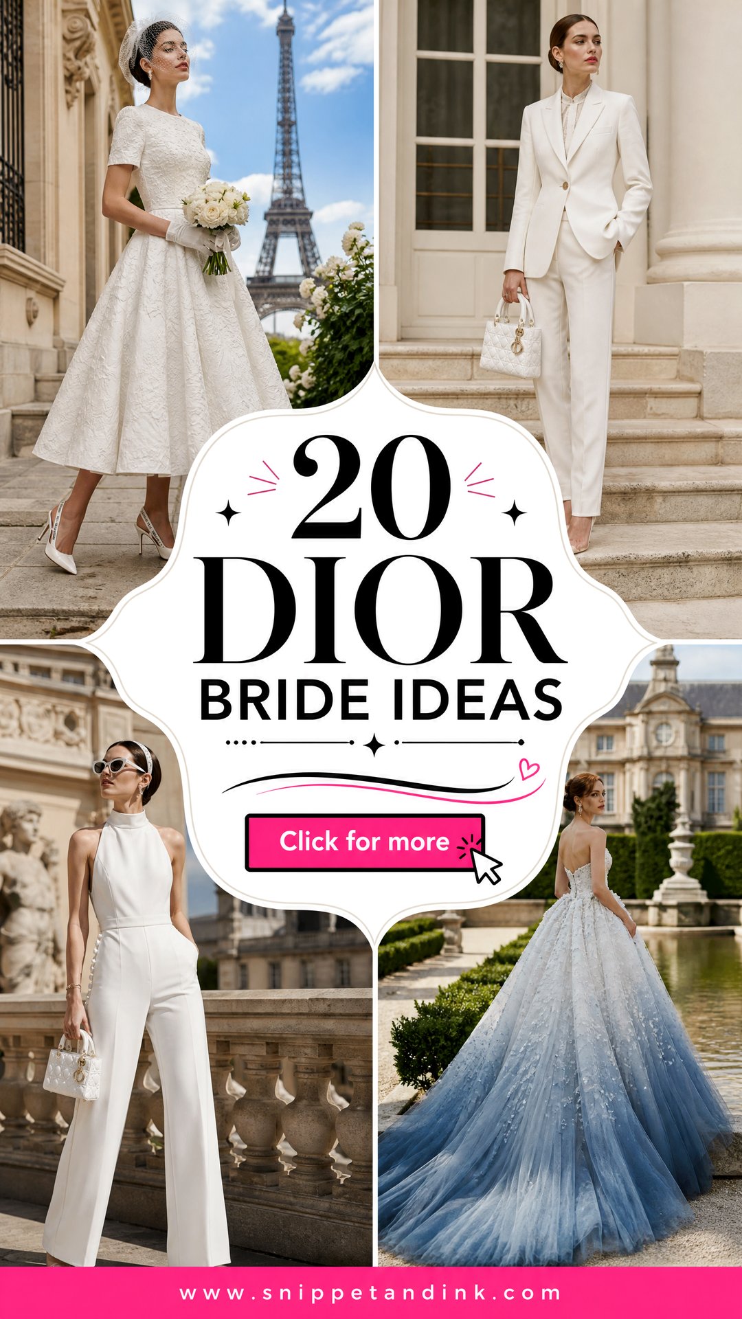 20 Dior Bride Ideas for Chic Couture-Inspired Wedding Style - 20 Dior Bride Ideas for Chic Couture-Inspired Wedding Style